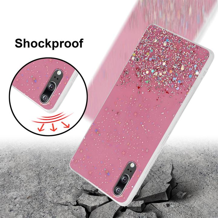 Image du produit Cadorabo Couverture TPU paillettes scintillantes (Cubot P20)