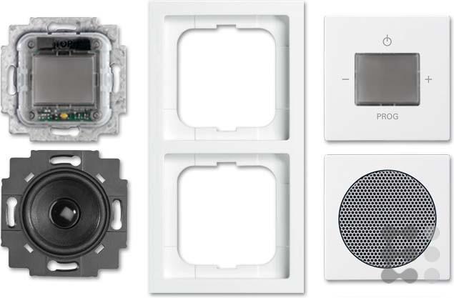 Image du produit Busch-Jaeger Kit complet radio WLAN 8240-84 Busch-Radio iNet blanc studio (WiFi)