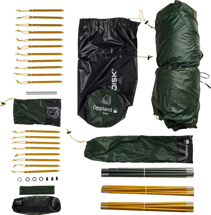 Image du produit Nordisk Oppland 3 Lw (2.0) Tent (Tente tunnel, 2.08 kg, 3 personnes)