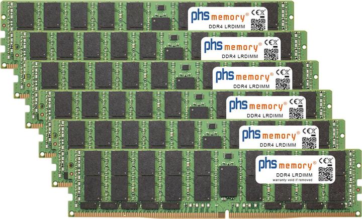 Actual product image PHS-memory RAM suitable for Dell VxRail E560F (Dell VxRail E560F, 6 x 64GB)