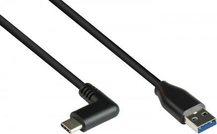 Actual product image Good Connections GC-M0260 USB Cable 0.5 m 3.2 Gen 1 (3.1 Gen 1) USB C USB A Black (0.50 m, USB 3.2 Gen 1)