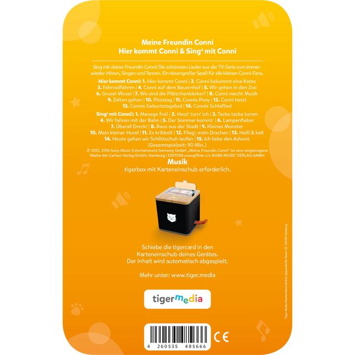 Produktbild Tigermedia tigercard - Meine Freundin Conni - Hier kommt Conni & Sing mit Conni (Deutsch)