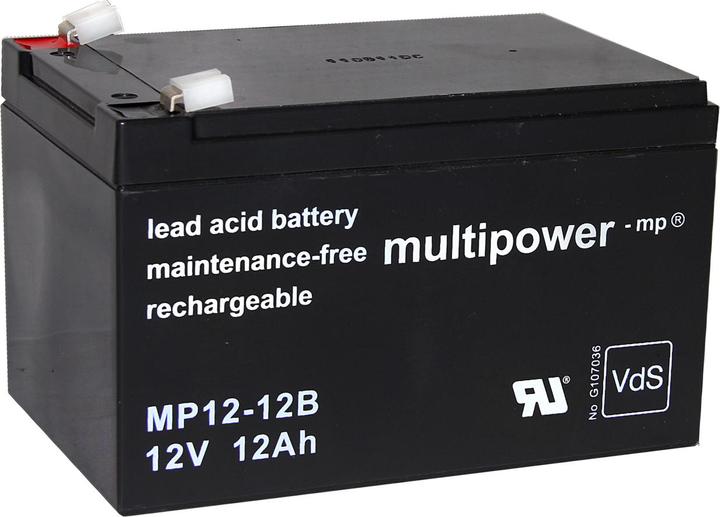 Multipower MP12-12B USV-Batterie (12 V, 12 Ah)