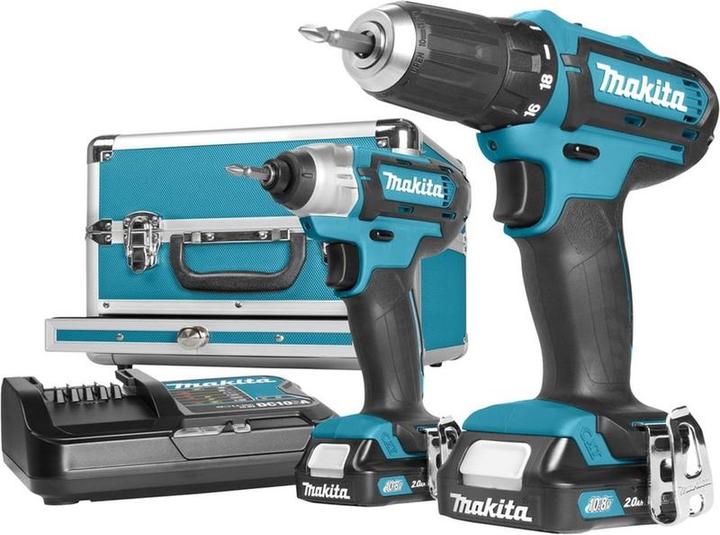 Actual product image Makita DLX3090TJ Combiset 18V with 3 x 5.0 AH battery and fast charger (Rechargeable battery operated)