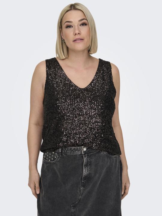 Produktbild Only Normal geschnitten V-Ausschnitt Curve Top Top (L)