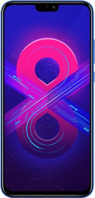 Produktbild Honor 8X (64 GB, Blue, 6.50", Dual SIM + SD, 20 Mpx, 4G)