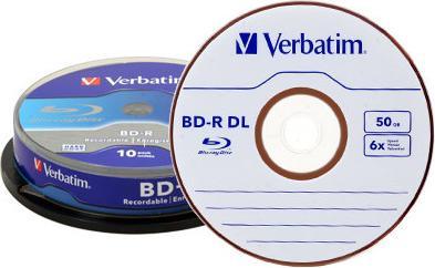 Actual product image Verbatim Bd-R dl (10 x)