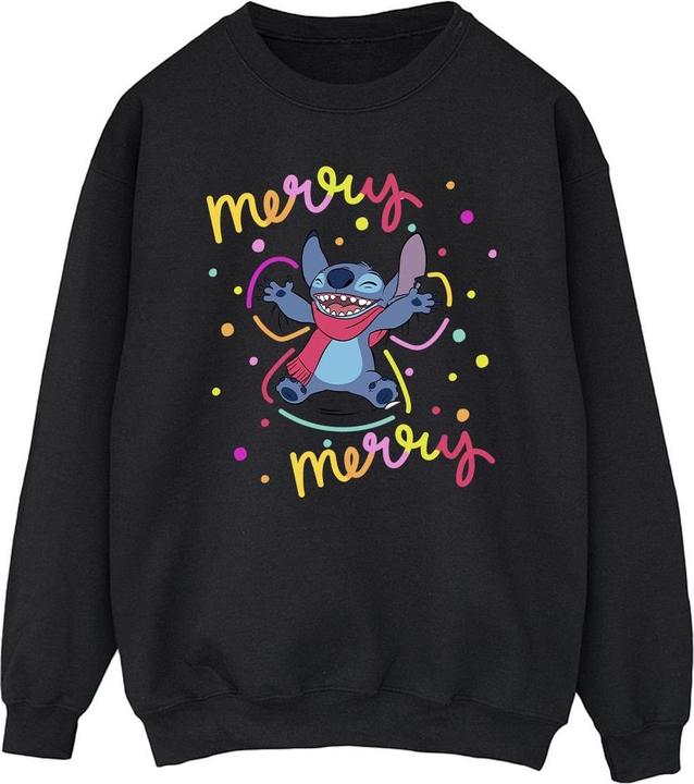 Disney Lilo & Stitch Merry Rainbow Sweatshirt (XL)