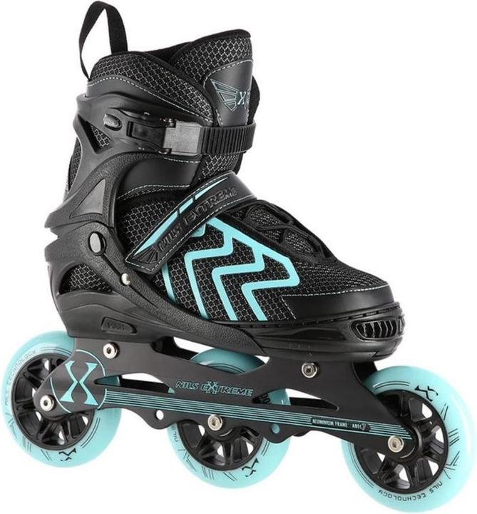 Produktbild Nils NA19318 Juodas-TÜRKIS GRÖSSE S (31-34) INLINE-SKATES EXTREME (32)