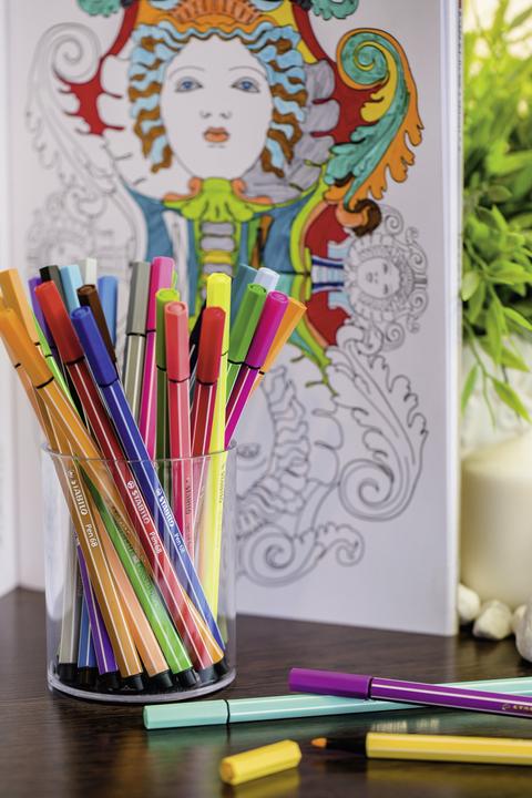 Productafbeelding STABILO Pen 68 Premium viltstift (Veelkleurig, 30 x)