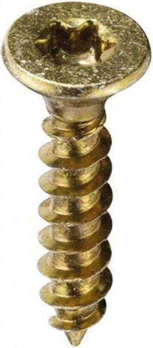Produktbild FTM Spanplattenschrauben Senkkopf 2.5 x 20 mm Stahl, 25 Stück (25 Schrauben pro Stück)