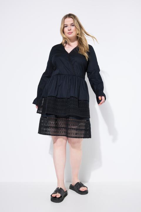 Produktbild Studio Untold Kleid, tailliert, Volants, Spitze (46, 48)