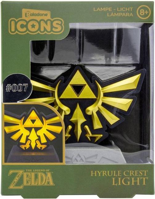 Actual product image Paladone Products Lampada Legend of Zelda - Hyrule Crest Icon Light (PLD)