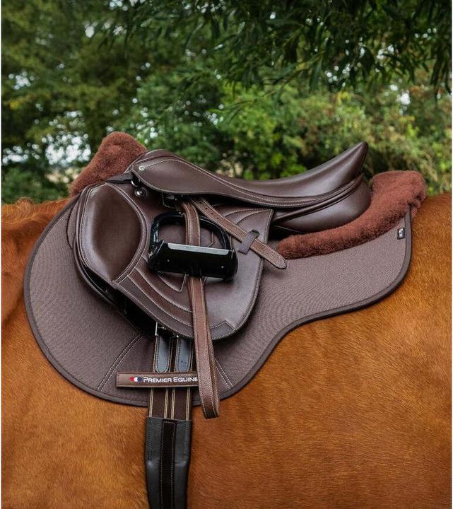 Actual product image Premier Saddle pad Airtech Merino wool