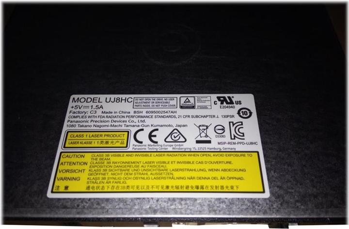 Image du produit Lenovo Panasonic UJ8HC (Graveur de DVD)