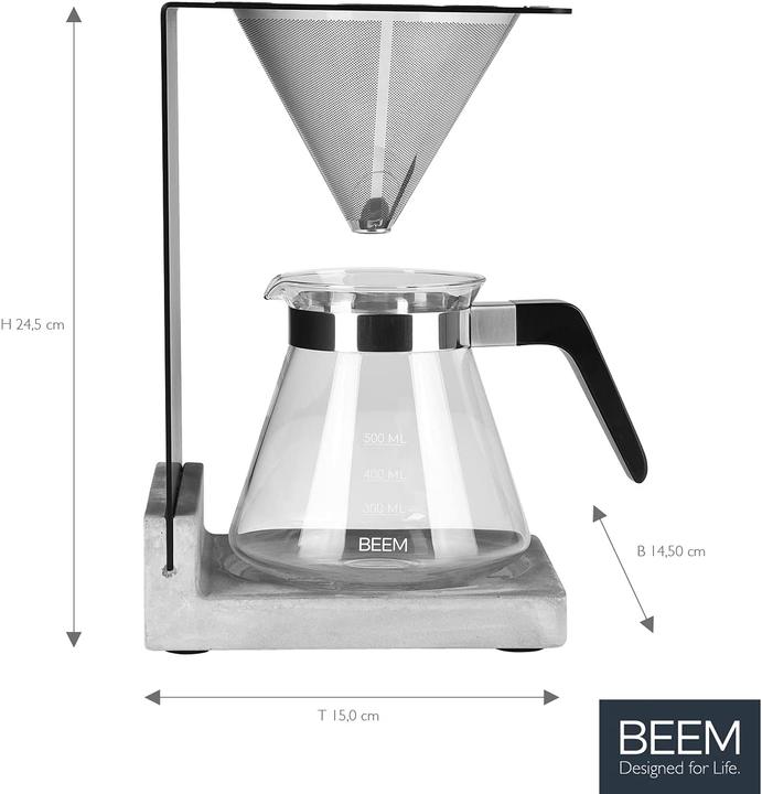 Image du produit Beem Ensemble de cafetières 'Pour Over' 4 tasses 4 pièces (0.50 l)