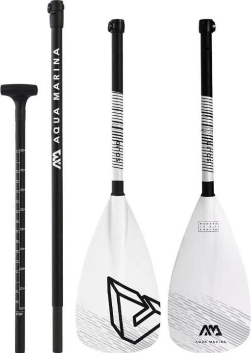 Actual product image Aqua Marina SOLID Adjustable Fiberglass iSUP Paddle (220 cm, 3-piece)