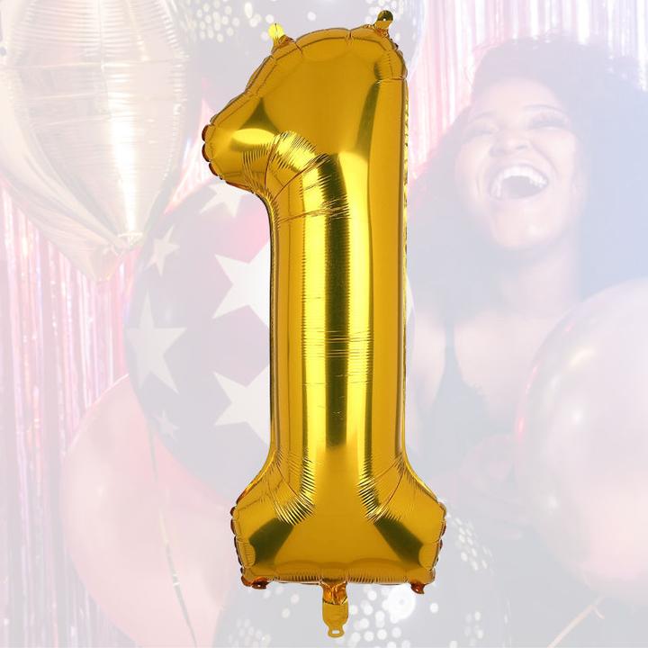 Actual product image Hermex Number balloon number 1 (1 x)