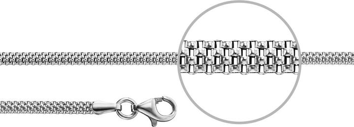 Der Kettenmacher Tulipanoarmband (19 cm, Silber)