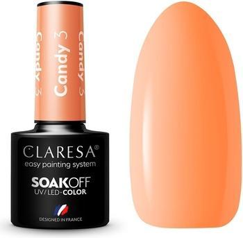 Claresa Candy UV-Nagellack 5ml - 3er-Pack (Rot, Farblack)