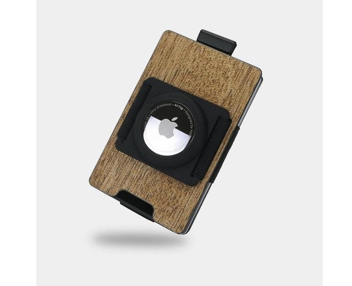 Immagine prodotto Aviator Portafoglio SLIDE, in legno e fibra di carbonio con clip per contanti AirTag