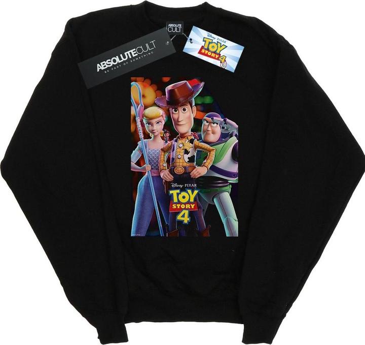 Disney Toy Story 4 Buzz Woody And Bo Peep Poster Sweatshirt