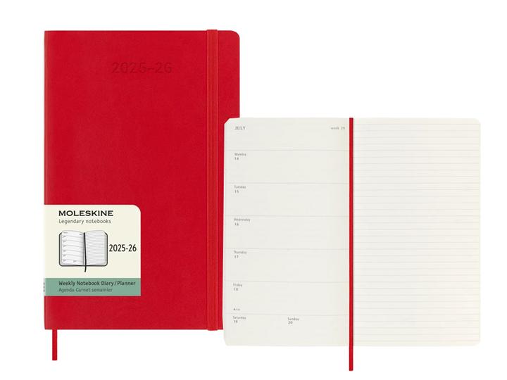 Actual product image Moleskine WONK 25/26 LG SC Scha.Rot (13 x 21 cm, English)