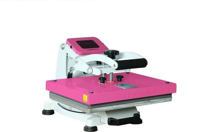 Produktbild Happy Fabric Transferpresse HappyPress 4, A4 Pink, Auto-open, Material