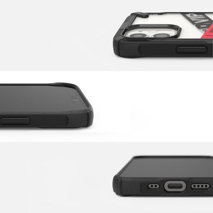 Image du produit Ringke Fusion X Design durable PC Case with TPU Bumper for iPhone 12 mini black (Routine) (XDAP0020) (Apple iPhone 12 mini)