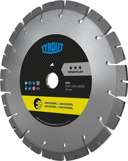 Actual product image Tyrolit Diamond saw blade DCU Premium Ø 125 mm bore 22.23 mm construction universal 10 mm