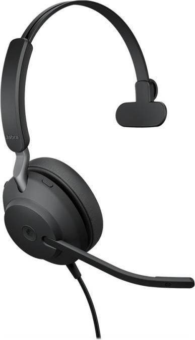 GN Netcom JABRA Evolve2 40 SE MS Mono USB C/A (Cable, USB-A)