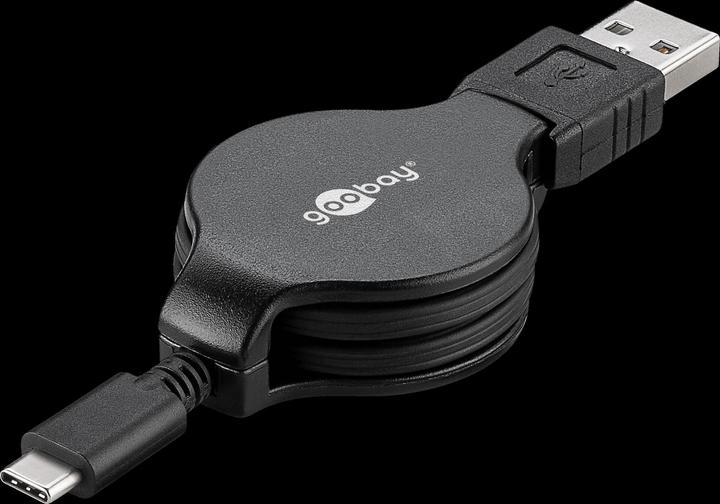 Produktbild Goobay USB 2.0 Kabel, ausziehbar (1 m, USB 2.0, 15 W)