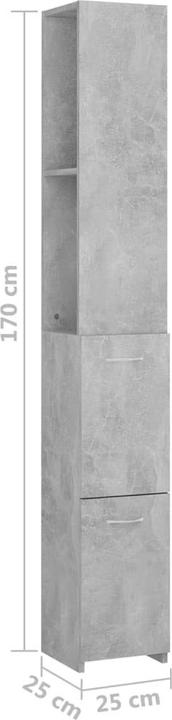 Actual product image VidaXL Aida (25 x 25 x 170 cm)