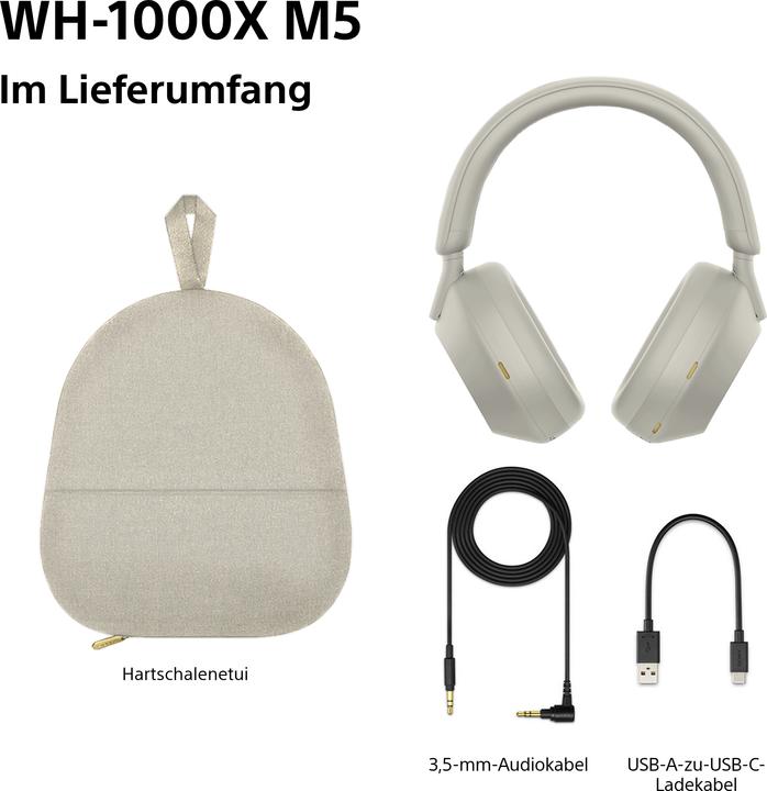 Actual product image Sony WH-1000XM5 (NC, 30 h, Wireless, Cable)