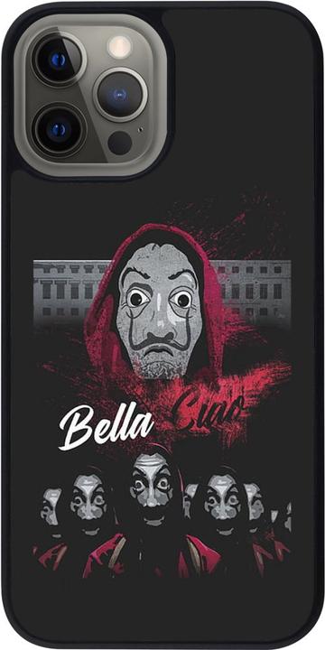 Actual product image PhoneLook Cover silicone black Bella Ciao (Apple iPhone 12 Pro Max)