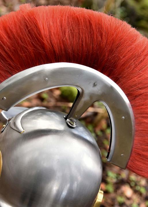 Actual product image Battle Merchant Roman officer's helmet with crest