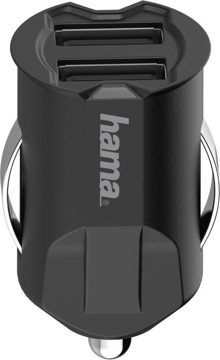 Immagine prodotto Hama Caricatore da auto USB, 2 volte, 5V/10.5W