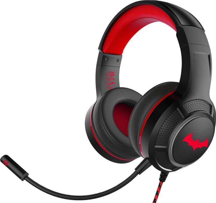 OTL Technologies DC Comics DC0905 Headphones & Headset Wired Headband Gaming Black, Red (Cable)