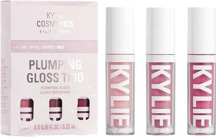 Kylie Jenner Lip Gloss (Pink Trouble 3.22 ml, Rose Temptation 3.22 ml, Berry Kiss 3.22 ml)