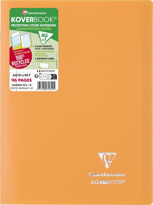 Produktbild Clairefontaine Koverbook (A4, Kariert, Harter Einband)