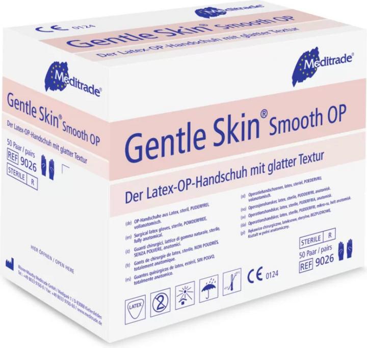 Meditrade Gant Gentle Skin® Smooth OPOP en latex, stérile, non poudré, taille 7,5 (7.5)