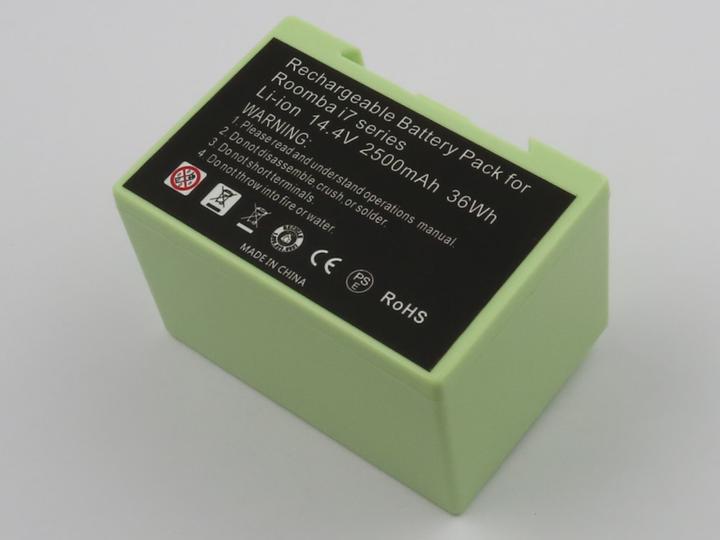 Immagine prodotto AccuCell Batteria adatta a iRobot Roomba e5, Roomba i7, agli ioni di litio, 14,4V, 2500mAh, 36,0Wh