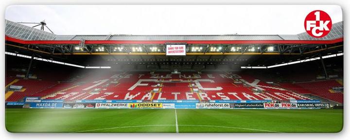 Image du produit 1.FC Kaiserslautern 1. tribune du stade du FC Kaiserslautern - Panorama (120 x 50 cm)