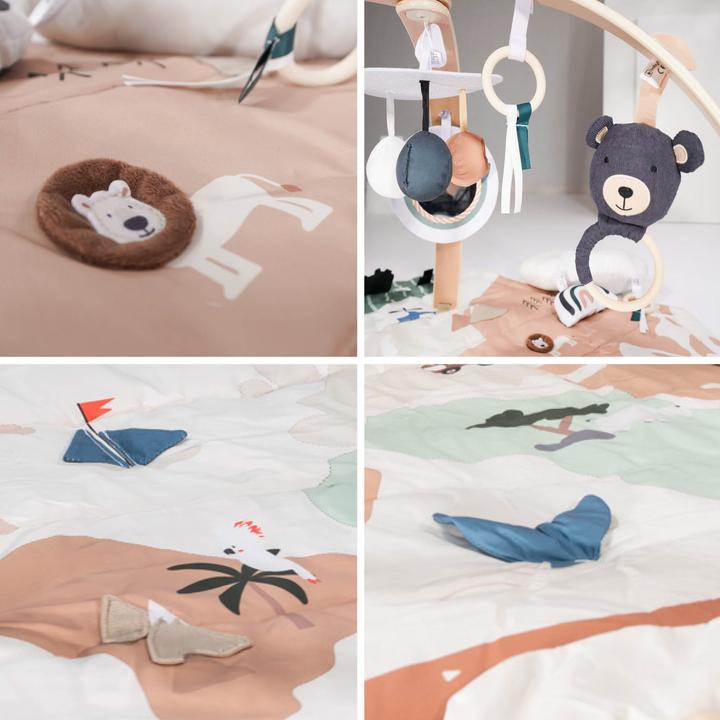 Actual product image BabyGo Bianca World play mat