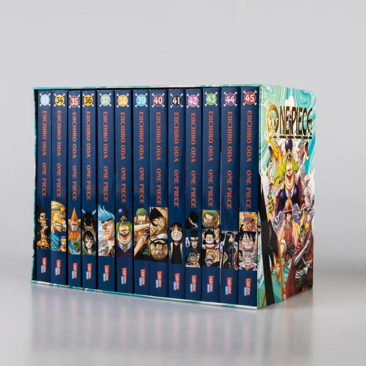 Image du produit One Piece Sammelschuber 4: Water Seven (inklusive Band 33–45) (Allemand, Eiichiro Oda, Ayumi von Borcke, 2023)