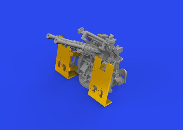 Actual product image Eduard IJN Type 96 25mm AA gun (double) PRINT