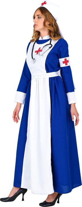 Actual product image Widmann RETRO KRANKENSCHWESTER (Kleid, Haube, Armbinde), M (M)