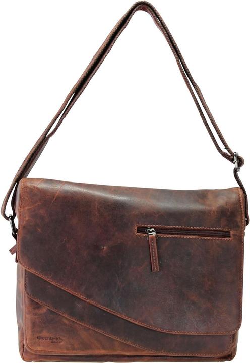 Greenland Nature Montana Umhängetasche I Leder 35 cm