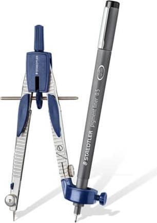 Image du produit Staedtler Compas à réglage rapide broche d'entraînement central, porte-stylo