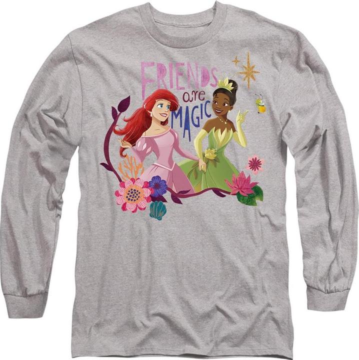 Immagine prodotto Disney Princess Friends Are Magic Maglietta Ariel e Tiana Adulto Unisex (XXL)